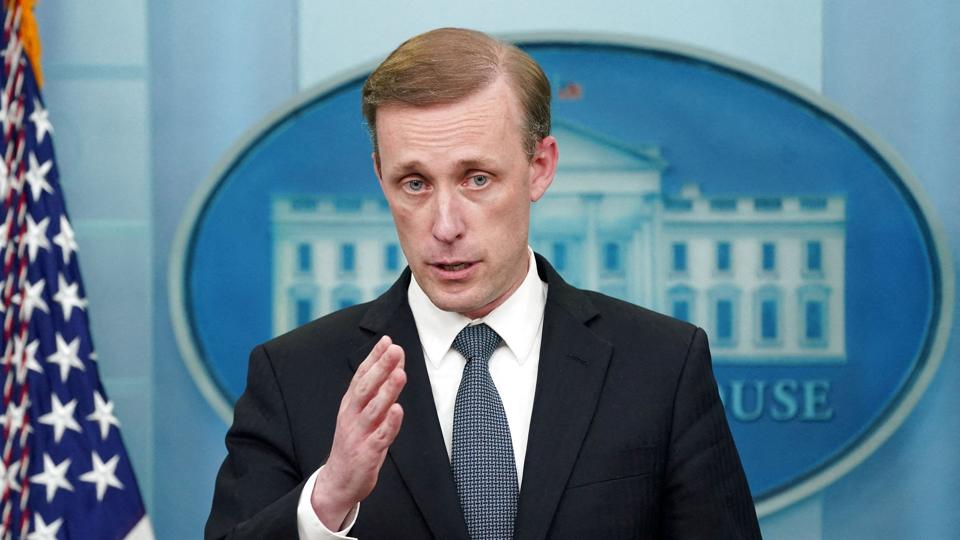 Jake Sullivan, USA's nationale sikkerhedsrådgiver, siger, at USA under private forhold har sagt til regeringen i Moskva, hvad der vil ske, hvis Rusland bruger atomvåben. <i>Kevin Lamarque/Reuters</i>