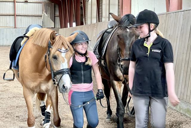 Rideklubben SRV Tyrsig søsætter et nyt hold, hvor det meget handler om samvær med heste. <i>Foto: Rideklubben SRV Tyrsig</i>