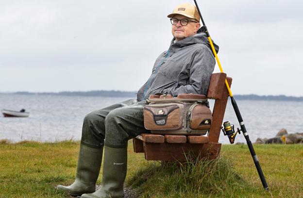 Jesper Panduro bobler af glæde, når han har været en tur i Johannelund - familiens nyplantede skov ved Dronninglund, der begyndte som et bæredygtighedsprojekt for Skagerak. <i>Foto: Claus Søndberg</i>