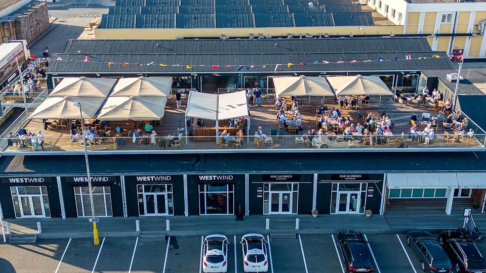 Rooftop-restauranten, der her er set lidt fra oven, er nu gået konkurs. <i>Privatfoto: Christian Strøm</i>