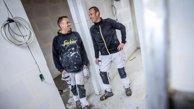 Jesper Thygesen og Kenneth Thorup Nielsen er vant til at arbejde sammen om byggeprojekter.  <i>Foto: Martin Damgård</i>