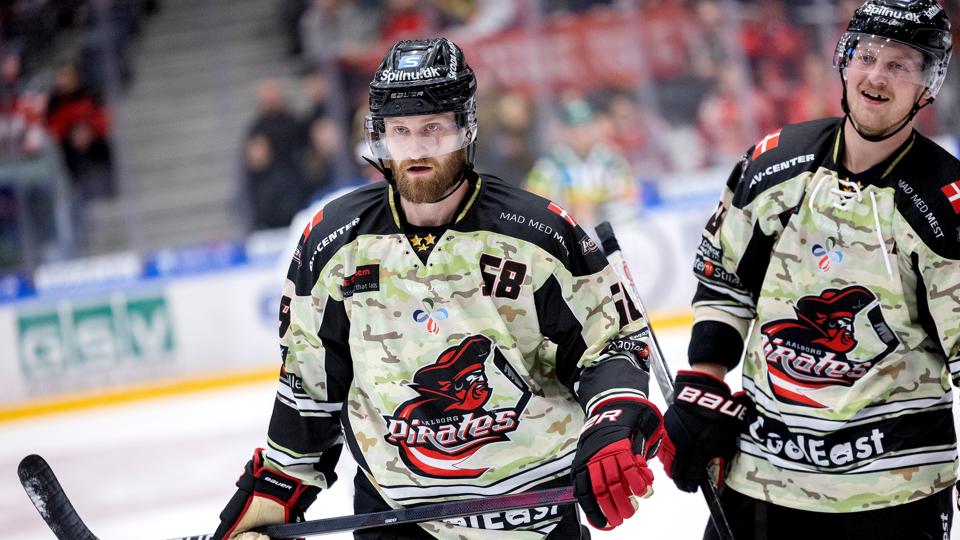 Martin Højbjerg gjorde comeback med en scoring i Pirates' sejr over Herlev. <i>Arkivfoto: Lars Pauli</i>
