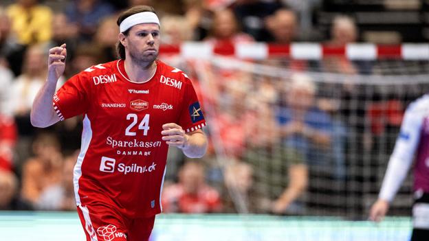 Mikkel Hansen lavede fire mål for Aalborg, men han var for sjældent en skudtrussel fra distancen. <i>Foto: Lars Pauli</i>