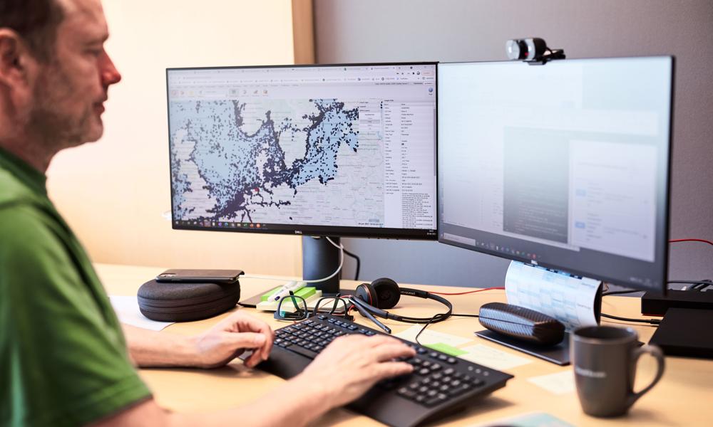 Gatehouse Maritime leverer data til at overvåge skibstrafikken i specifikke områder i døgndrift.