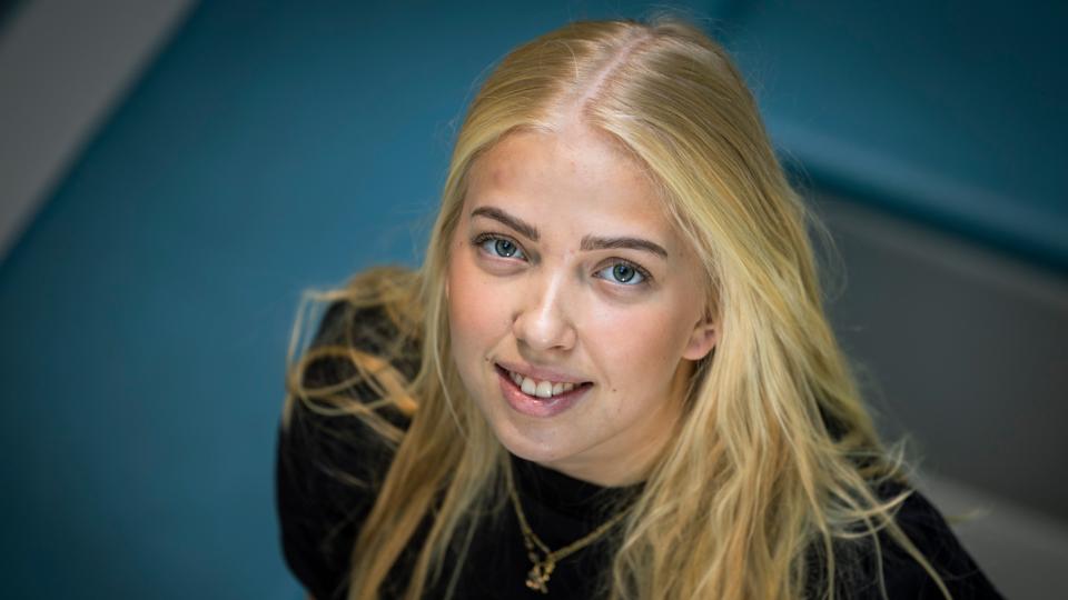 Anna Nørtoft har valgt en uddannelse og et fag, som er under hårdt pres. Og som mange unge ser bort fra, når de skal vælge studie. <i>Foto: Martél Andersen</i>