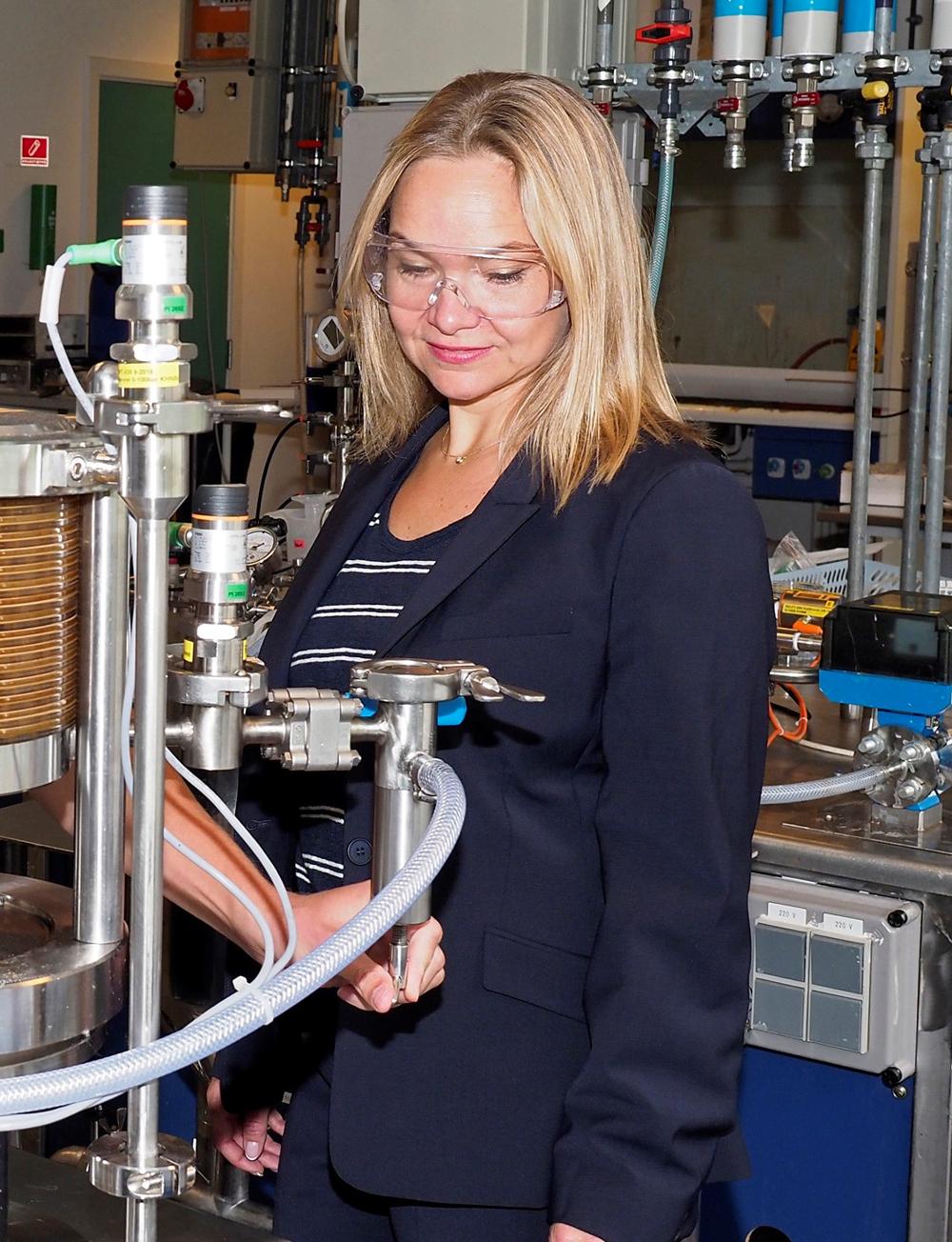 Stine Grønnemose, managing director for Alfa Laval i Nakskov. Stine Grønnemose, managing director for Alfa Laval i Nakskov.