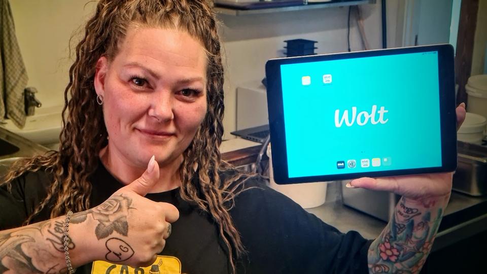 Sådan ser skærmen ud, når en restauratør ikke åbner for Wolt-appen og derfor fremstår lukket <i>Foto: Jakob Kanne Bjerregaard</i>