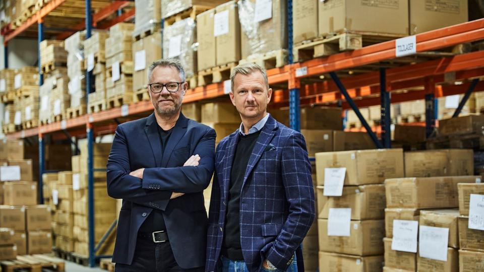 Søren Lauridsen (tv) og Heine Østergaard (th) er begge stolte over den nye licensaftale og ser det som en styrkelse af Startex’ forretningsstrategi <i>PR-foto: Startex.</i>