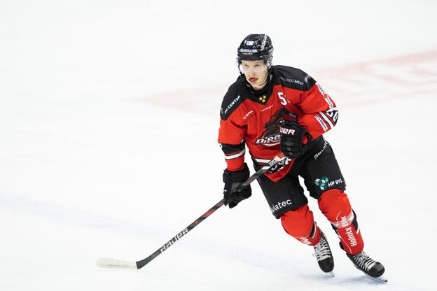 Lukas Buchta blev skadet i sin debut for Aalborg Pirates, og derfor har han måske allerede spillet sin sidste kamp for klubben. <i>Arkivfoto: Claus Søndberg</i>