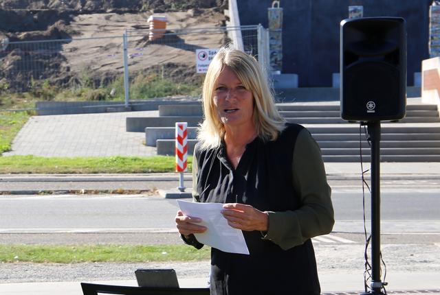 Borgmester Birgit S. Hansen er også formand for Frederikshavn Byfond, som Poesiparken sorterer under. <i>Foto: Hans Sejlund</i>