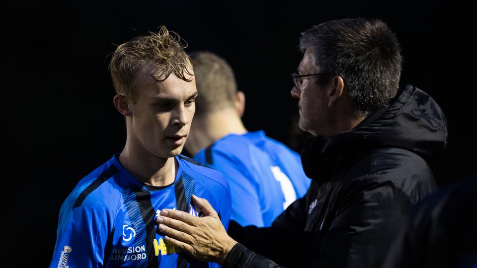 Morsø FC fik sæsonens første nederlag i onsdagens kamp mod Holstebro <i>Arkivfoto: Claus Søndberg</i>