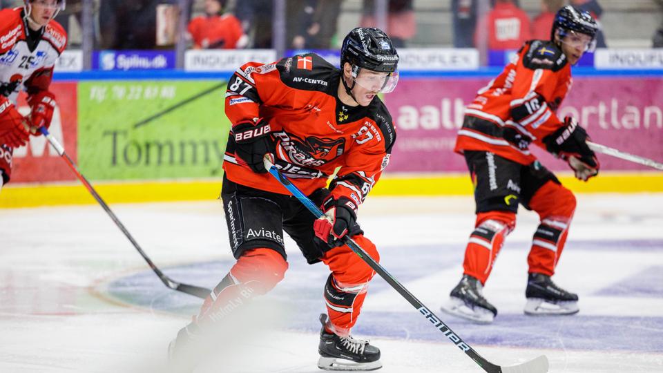 Tobias Ladehoff blev matchvinder i Esbjerg for Aalborg Pirates. <i>Arkivfoto: Henrik Bo</i>