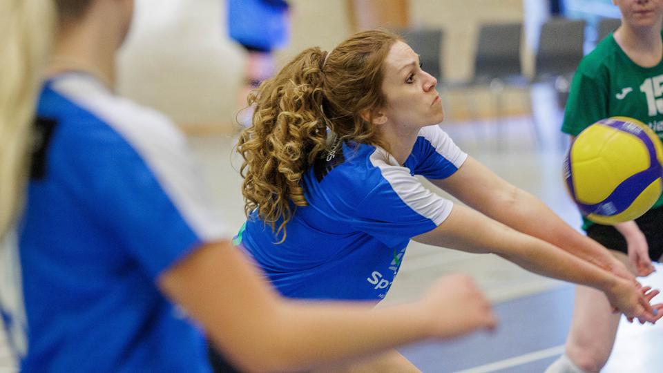 Bedsteds volleykvinder er kravlet op på 3. pladsen i 1. division <i>Foto: Henrik Bo</i>