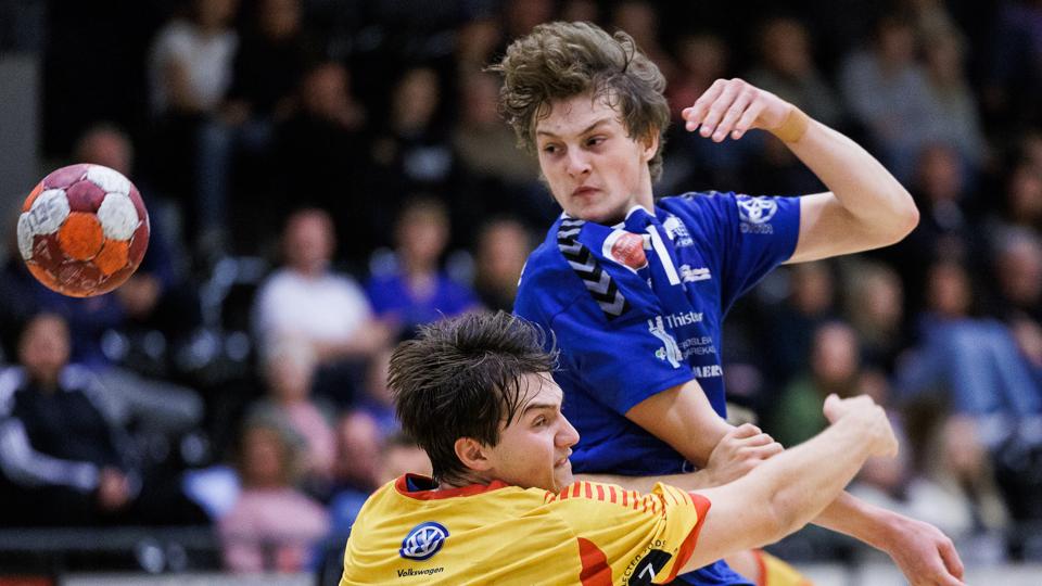 U19-drengene fra Mors-Thy Håndbold Akademi stormer videre i deres jagt på at forsvare DM-titlen fra sidste år <i>Arkivfoto: Henrik Bo</i>