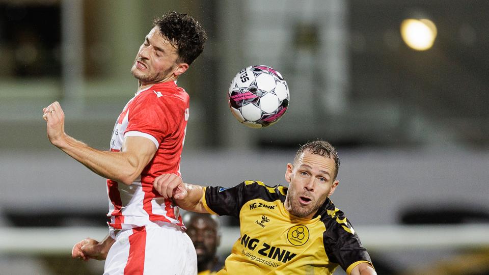 Daniel Granli leverede et flot comeback, da han for første gang i denne sæson fik en hel kamp for AaB. <i>Foto: Henrik Bo</i>
