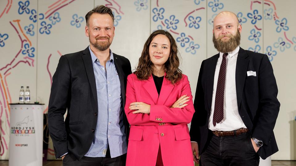 TvNord, DR Nordjylland og Det Nordjyske Mediehus holder fælles vælgermøde på Vesthimmerlands Gymnasium i Aars. <i>Foto: Henrik Bo</i>