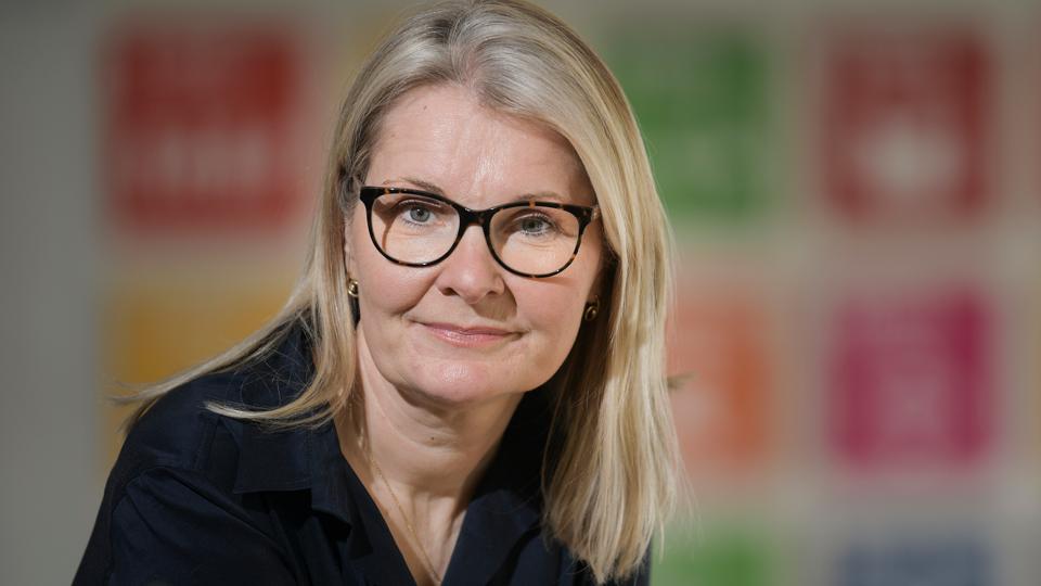 Rikke Christoffersen, direktør på Aalborg Handelsskole. <i>Foto: Claus Søndberg</i>