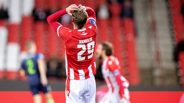 Marco Ramkilde har endnu ikke benene til at spille en hel fodboldkamp. <i>Foto: Lars Pauli</i>