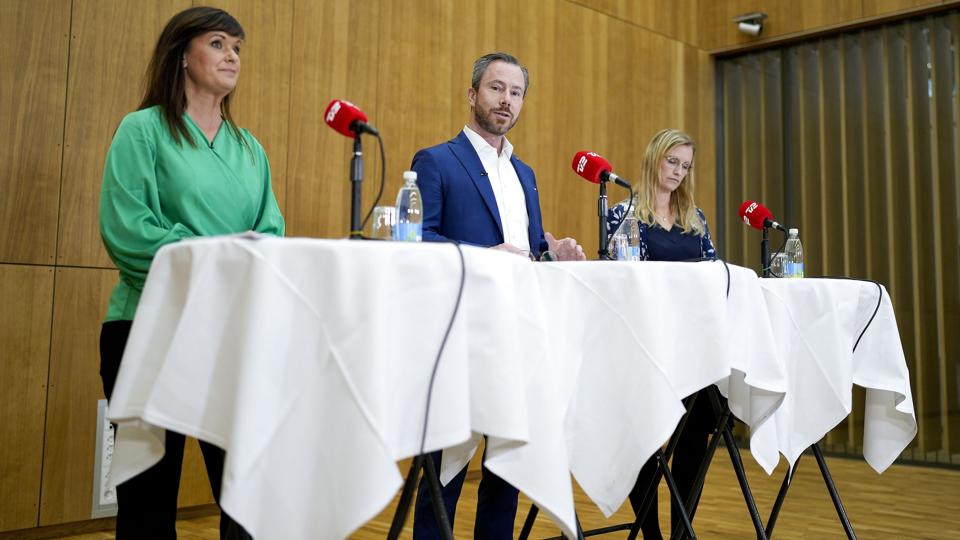 Venstre med formand Jakob Ellemann-Jensen i spidsen fremlagde tidligere på måneden partiets sundhedsudspil. <i>Frank Cilius/Ritzau Scanpix</i>