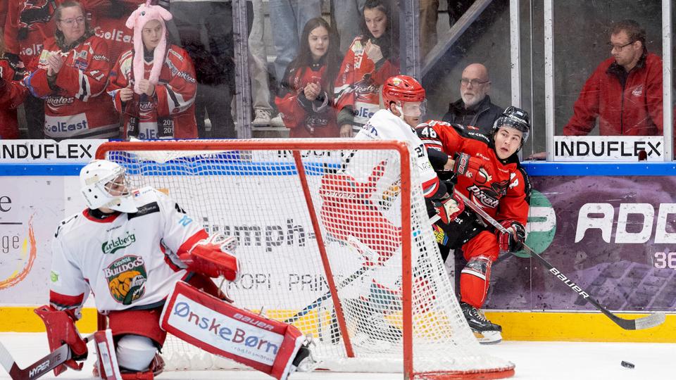 Aalborg Pirates mødte tirsdag Odense Bulldogs i Metal Ligaen. <i>Foto: Lars Pauli</i>