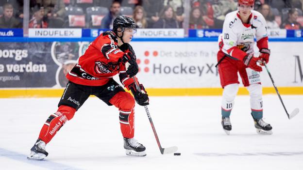 Julian Jakobsen har kontrakt med Aalborg Pirates til udgangen af denne sæson. <i>Foto: Lars Pauli</i>