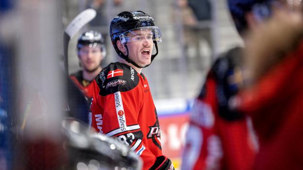 Tobias Ladehoff scorede mod Herlev og er fortsat Aalborg Pirates' bedste pointsluger i denne sæson. <i>Foto: Lars Pauli</i>