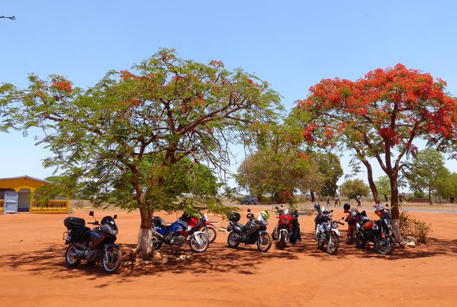 Foto fra turen på motorcykel til Madagaskar, som Bjarne Bak har deltaget i.