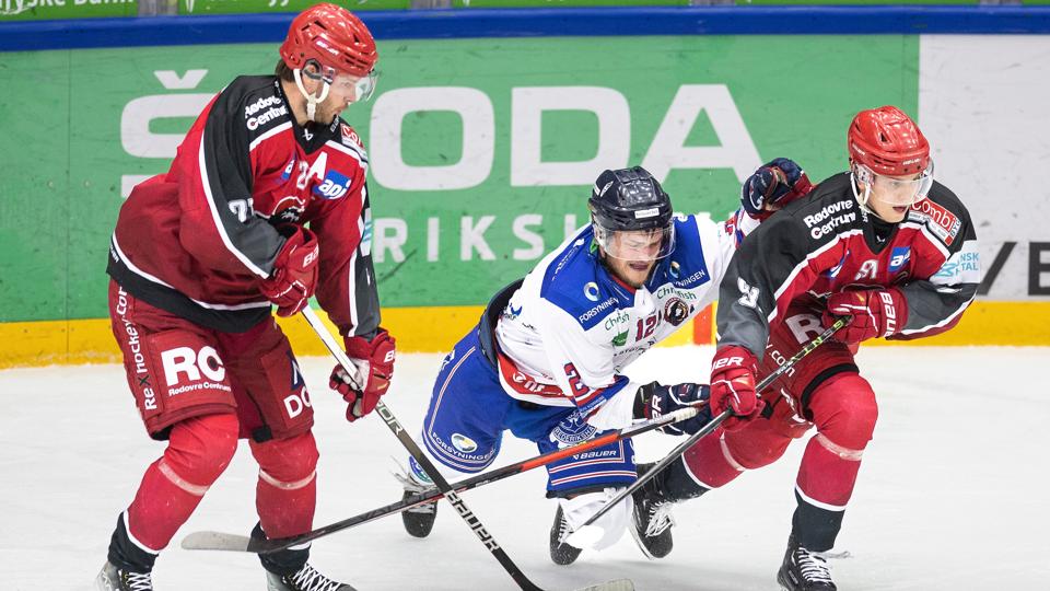 Rasmus Søndergaard er tidligere kaptajn i Frederikshavn White Hawks, hvor han har spillet hele karrieren. <i>Arkivfoto: Claus Søndberg</i>