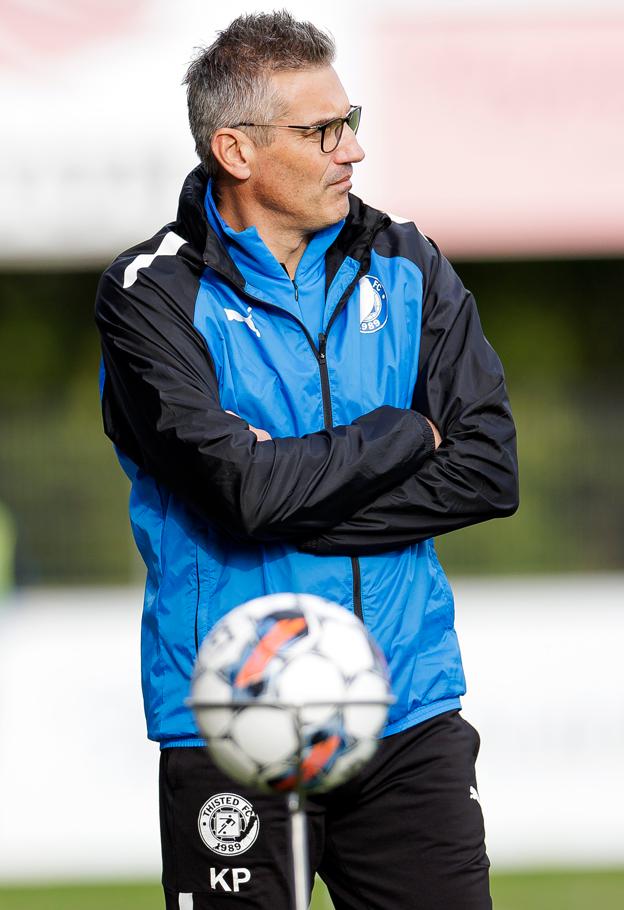 Thisted-træner Krzysztof Popczynski overvejer at lave ændringer på sit hold efter tre nederlag i træk. <i>Foto: Torben Hansen</i>