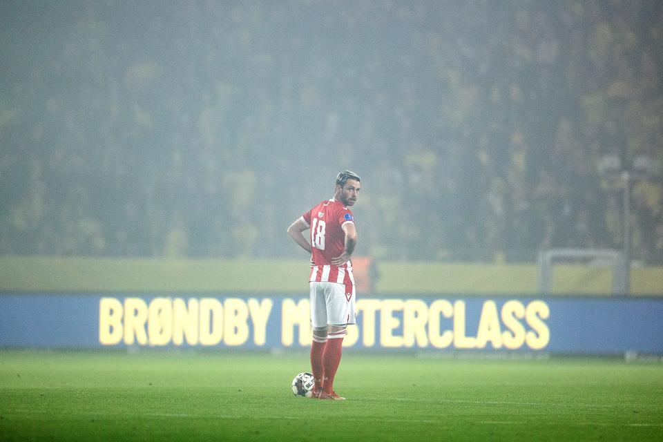 Det endte med en ny skuffelse for Louka Prip og AaB. <i>Foto: Claus Søndberg</i>