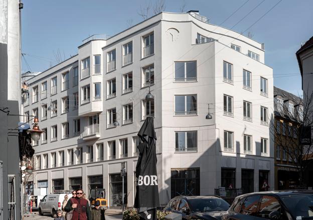 Krone Vinduer har leveret vinduer til denne buede facade på Ny Østergade i København. <i>PR-foto</i>