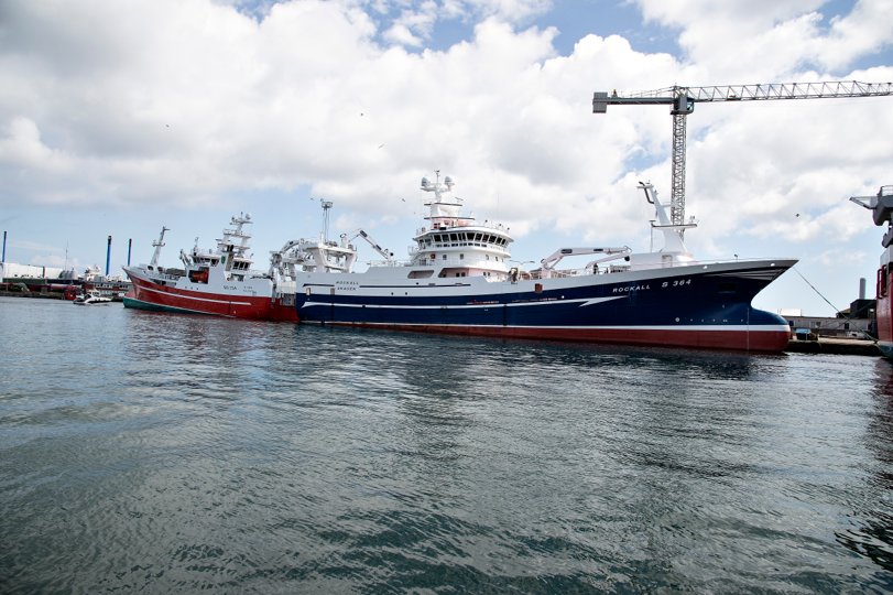Denne kæmpetrawler er ejet af en af to svenske familier, der bedriver storfiskeri i Danmark - og som er blevet særdeles formuende på det. <i>Arkivfoto: Henning Bagger/Ritzau Scanpix.</i>