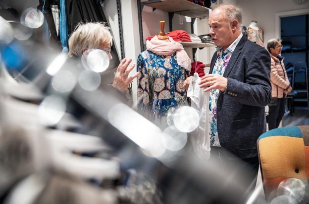Chiffon er åbnet i lokaler, der tidligere har huset Boutique Anni. <i>Foto: Martin Damgård</i>