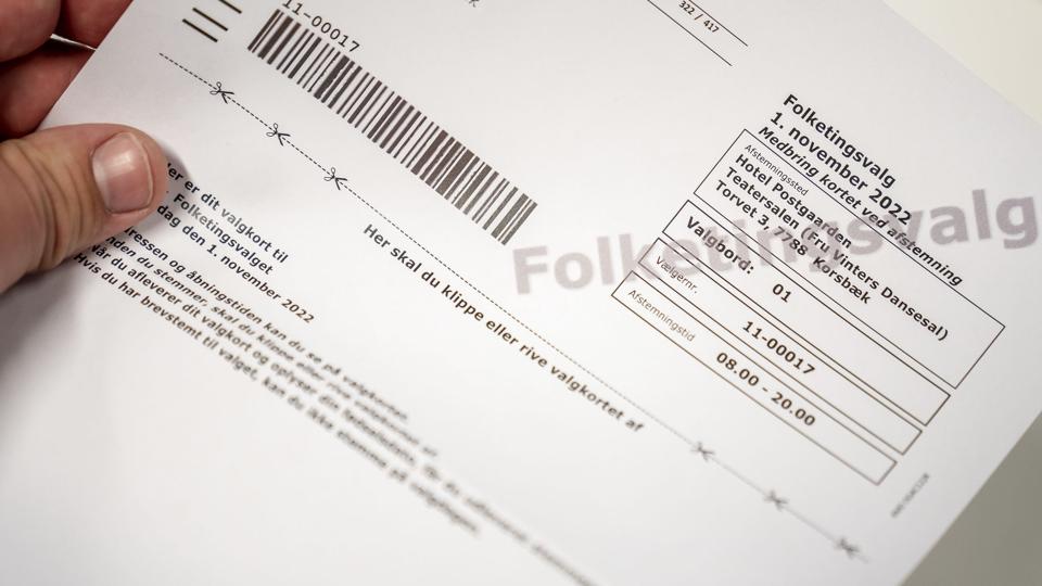 De 175 mandater til Folketinget, der vælges i Danmark, kan opnås gennem de 135 kredsmandater og de 40 tillægsmandater. Derudover vælges fire mandater på Grønland og Færørerne. (Arkivfoto). <i>Mads Claus Rasmussen/Ritzau Scanpix</i>