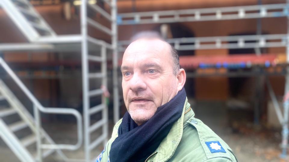 Pakhuset i Strømgade skrider fremad, men det er en dyr omgang, konstaterer ejendomsudvikler Lars Kjærgaard. <i>Foto: Jakob Gammelgaard</i>