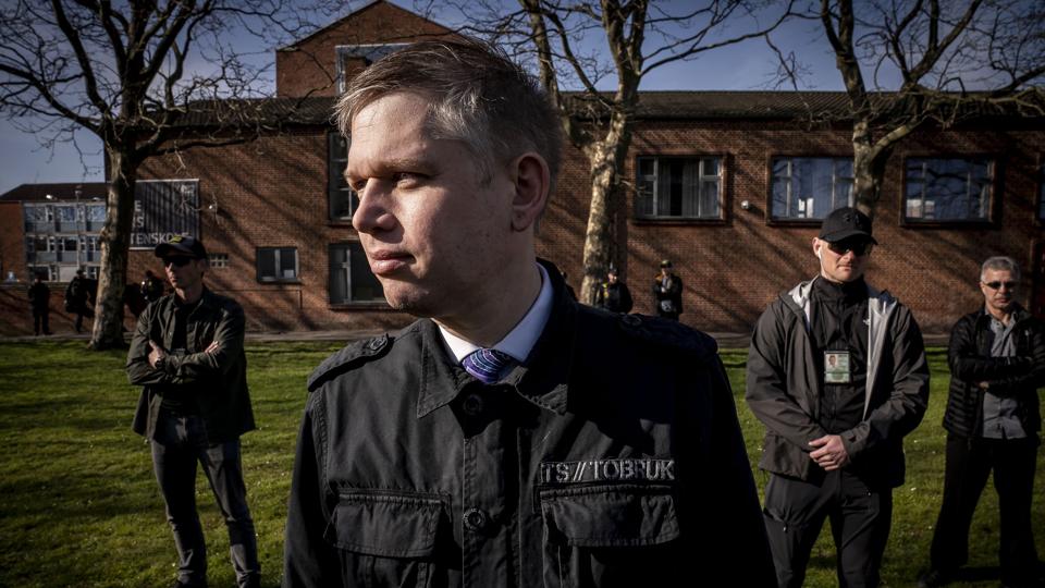 Leder for Stram Kurs Rasmus Paludan stillede op til Folketinget som løsgænger, da det ikke lykkedes partiet Stram Kurs at mønstre de 20.182 vælgererklæringer, der skal til for blive opstillingsberettiget. (Arkivfoto). <i>Mads Claus Rasmussen/Ritzau Scanpix</i>