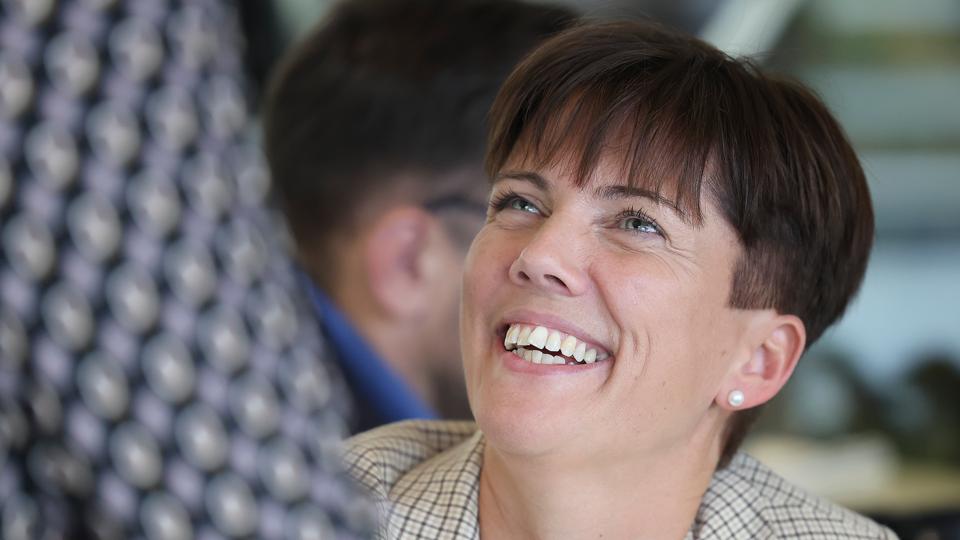 Theresa Berg Andersen er klar til at tage sin politiske erfaring fra Vesthimmerland med til Borgen. <i>Foto: Bente Poder</i>