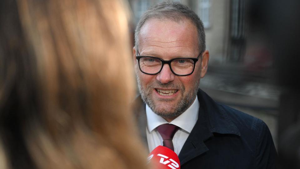 Rene Christensen siger onsdag, at han er tilfreds med den valgkamp, han har ført for Dansk Folkeparti. Også selv om det betyder, at han ikke er blevet valg ind i Folketinget ved tirsdagens valg. <i>Philip Davali/Ritzau Scanpix</i>
