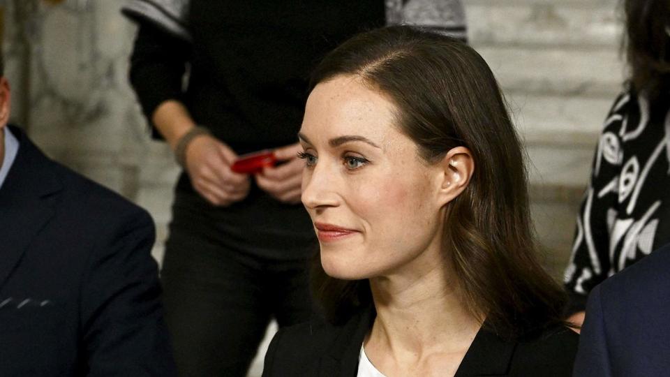 Statsminister Sanna Marin siger, at Finland som Nato-land ikke vil forbyde atomvåben på finsk jord. Men hun tror ikke, det vil ske. <i>Vesa Moilanen/Ritzau Scanpix</i>