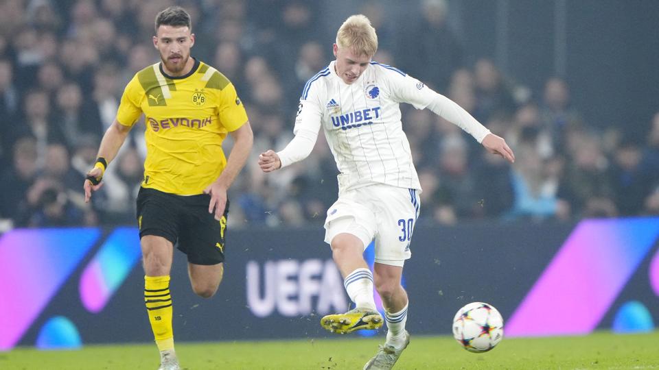 Hakon Haraldsson endte som FCK's eneste målscorer i Champions League-gruppespillet. <i>Bo Amstrup/Ritzau Scanpix</i>