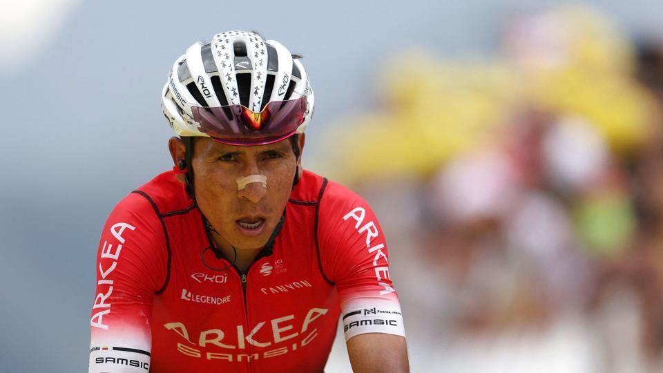 Nairo Quintana har kørt for Arkea Samsic siden 2020 og skulle egentlig fortsætte på holdet. Men de to parter har afbrudt samarbejdet. <i>Thomas Samson/Ritzau Scanpix</i>