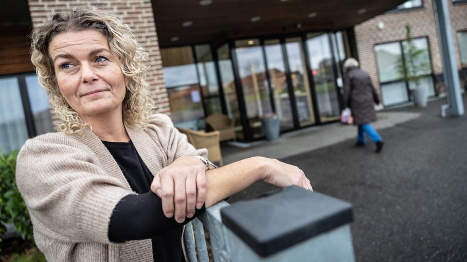Der har været voldsomme problemer med forholdene for beboerne på friplejehjemmet Vivaldi. Men nu ser det ud til, at der i høj hast er sket markante forbedringer. Det glæder naturligt nok de ansatte - og især den relativt nytiltrådte leder Kristine S. Jensen. <i>Foto: Martin Damgård</i>