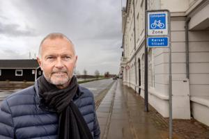 Flemming er glad - nu bliver farlig vej til cykelgade