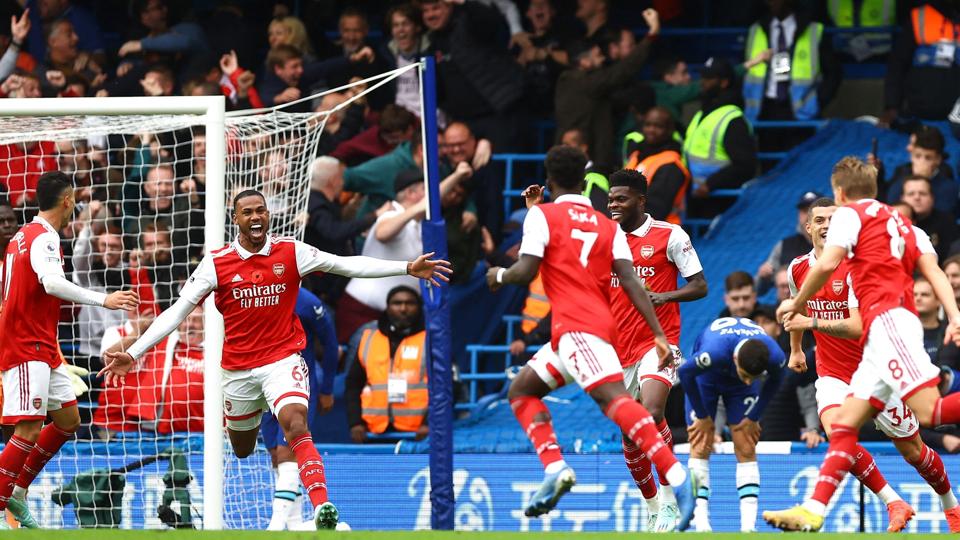Arsenal er tilbage på førstepladsen i Premier League efter sin 1-0-sejr over Chelsea. <i>Hannah Mckay/Reuters</i>