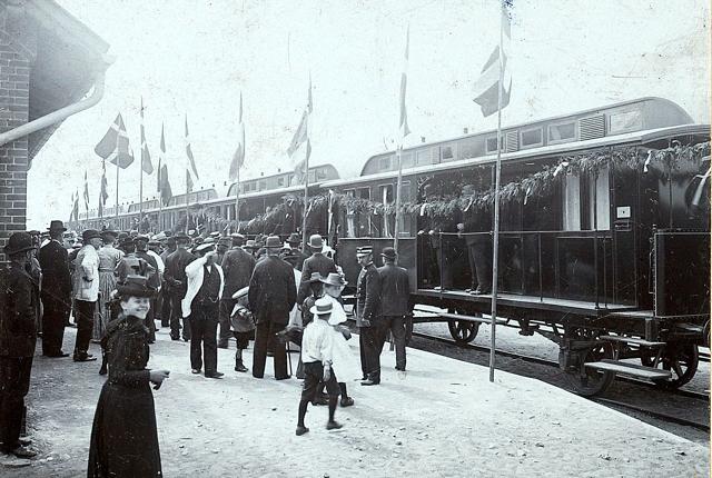 Sæbybanens åbning den 17. februar 1899.