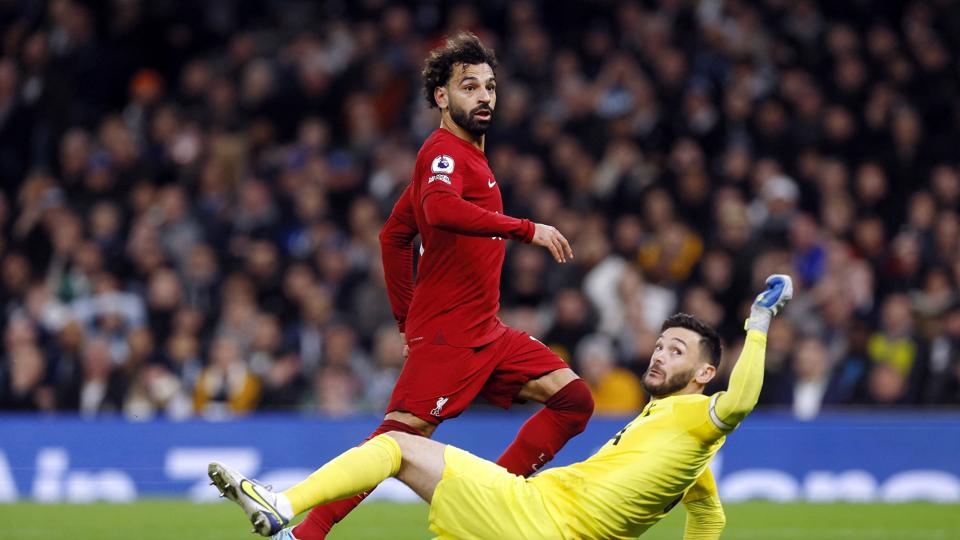 Mohamed Salah var med sine to scoringer helt for Liverpool i den vigtige 2-1-sejr hos Tottenham. <i>Andrew Couldridge/Ritzau Scanpix</i>