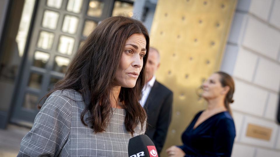 Nye Borgerliges Mette Thiesen skal mandag forklare sig over for partiets forretningsudvalg efter flere sager vedrørende hende og hendes kæreste, der blandt andet ifølge formand Pernille Vermund skulle have sendt "intimiderende og truende" beskeder til en partiansat. (Arkivfoto). <i>Liselotte Sabroe/Ritzau Scanpix</i>