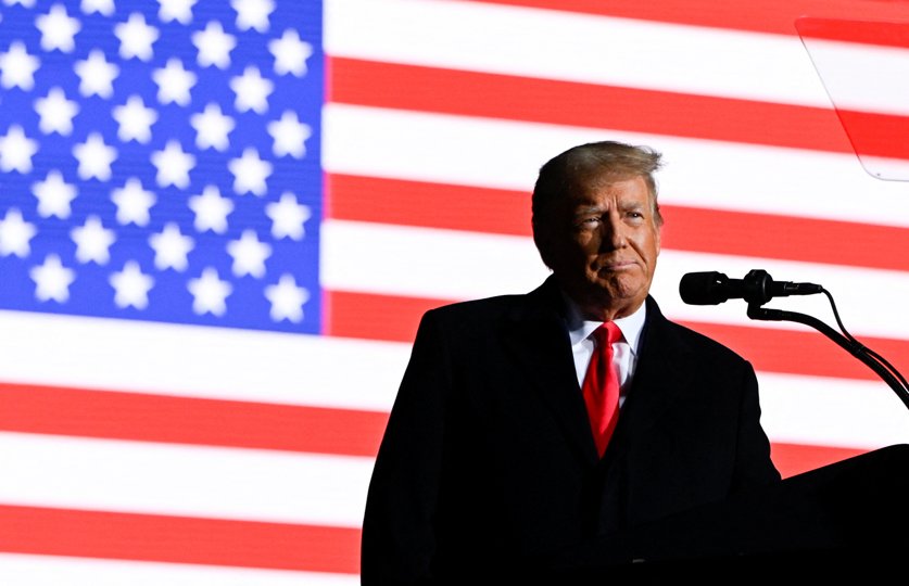 Donald Trump til vælgermødet i Dayton, Ohio. <i>Foto: Gaelen Morse/Reuters/Ritzau Scanpix</i>