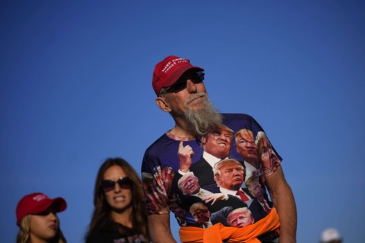 Tilhørere til Trumps rally for de republikanske kandidater. <i>Foto: Drew Angerer/AFP/Ritzau Scanpix</i>