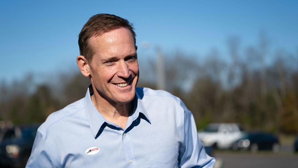 Republikaneren Ted Budd bliver næste år senator ifølge NBC News, der erklærer ham som vinder af senatsvalget i North Carolina. (Arkivfoto). <i>Sean Rayford/Ritzau Scanpix</i>